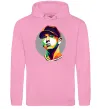 Женская толстовка (худи) Eminem color face Розовый фото