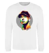 Світшот Eminem color face Білий фото