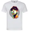 Мужская футболка Eminem color face Белый фото