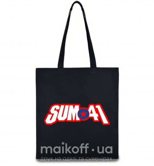 Еко-сумка Sum 41 logo Чорний фото