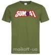 Чоловіча футболка Sum 41 logo Оливковий фото
