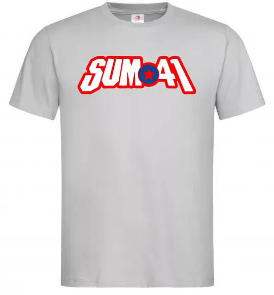 Мужская футболка Sum 41 logo Серый фото