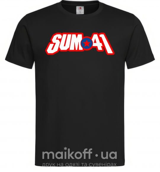 Чоловіча футболка Sum 41 logo Чорний фото