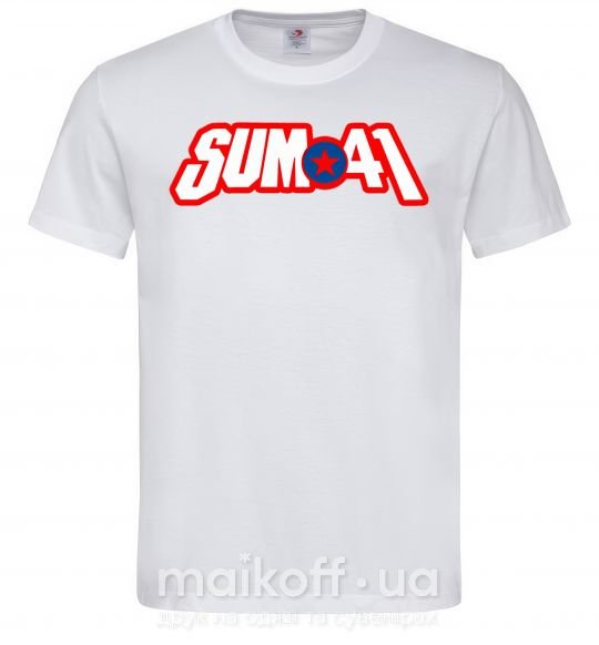 Мужская футболка Sum 41 logo Белый фото