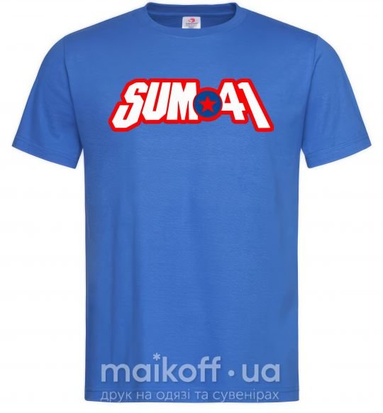 Мужская футболка Sum 41 logo Ярко-синий фото