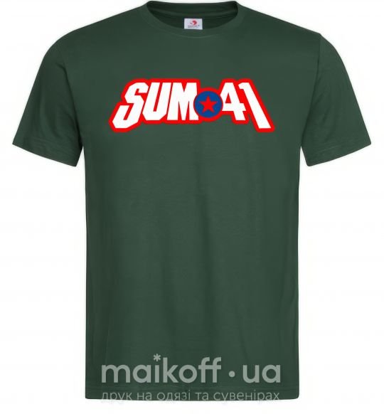 Чоловіча футболка Sum 41 logo Темно-зелений фото