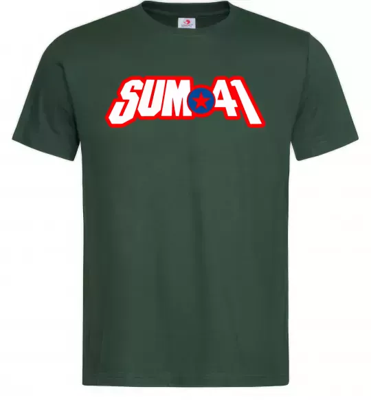 Мужская футболка Sum 41 logo Темно-зеленый фото