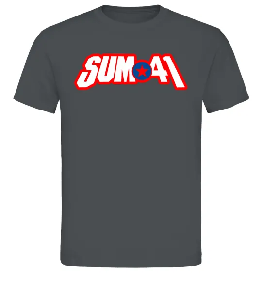 Мужская футболка Sum 41 logo Графит фото