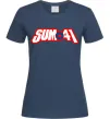 Жіноча футболка Sum 41 logo Темно-синій фото