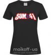 Женская футболка Sum 41 logo Черный фото
