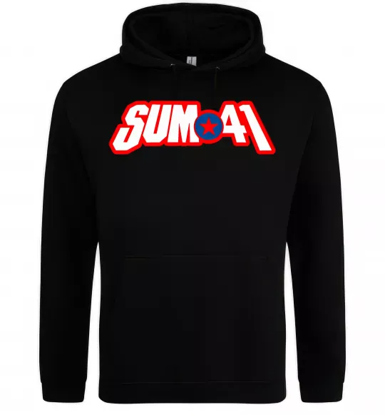 Чоловіча толстовка (худі) Sum 41 logo Чорний фото
