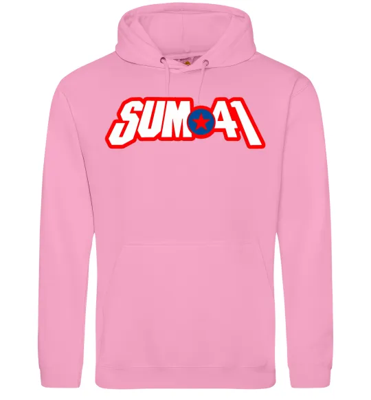 Женская толстовка (худи) Sum 41 logo Розовый фото