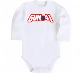 Детский боди Music smile Белый фото