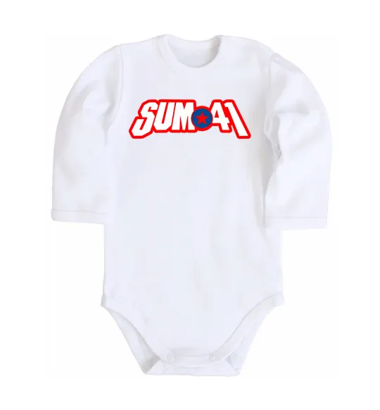 Детский боди Sum 41 logo Белый фото