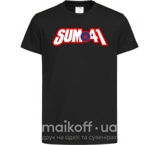Дитяча футболка Sum 41 logo Чорний фото
