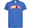 Детская футболка Sum 41 logo Ярко-синий Детская футболка Sum 41 logo Ярко-синий фото