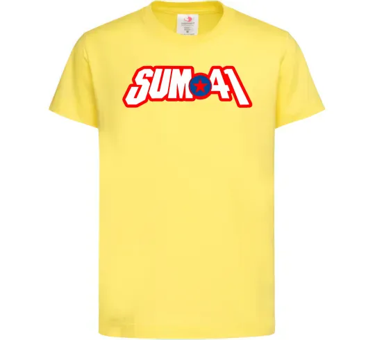 Детская футболка Sum 41 logo Лимонный фото