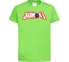 Детская футболка Sum 41 logo Лаймовый Детская футболка Sum 41 logo Лаймовый фото