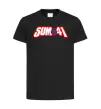 Детская футболка Sum 41 logo Черный фото