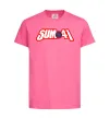 Детская футболка Sum 41 logo Ярко-розовый фото