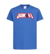 Детская футболка Sum 41 logo Ярко-синий фото