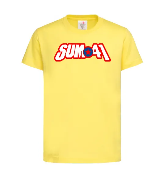 Детская футболка Sum 41 logo Лимонный фото