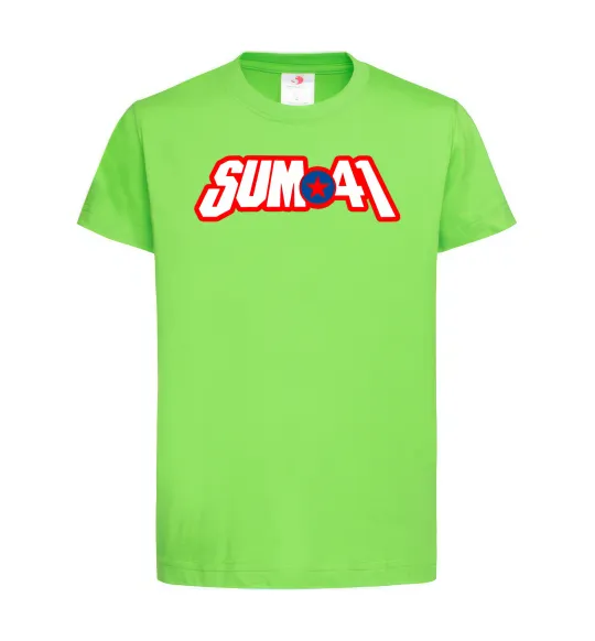 Детская футболка Sum 41 logo Лаймовый фото