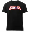 Чоловіча преміум футболка Sum 41 logo Чорний фото