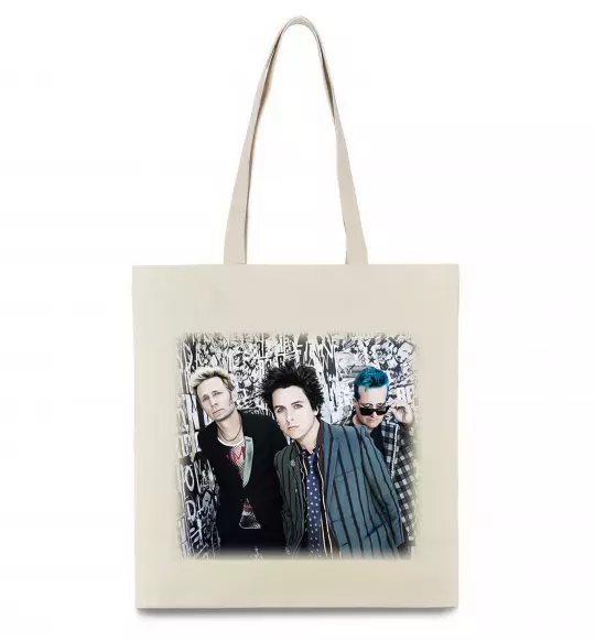 Еко-сумка Green Day group Бежевий фото