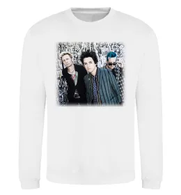 Свитшот Green Day group Белый фото
