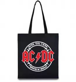 Эко-сумка AC_DC high voltage Черный фото