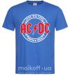 Мужская футболка AC_DC high voltage Ярко-синий фото