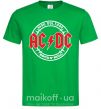 Мужская футболка AC_DC high voltage Зеленый фото