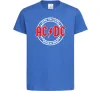 Детская футболка AC_DC high voltage Ярко-синий фото