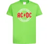 Детская футболка AC_DC high voltage Лаймовый фото