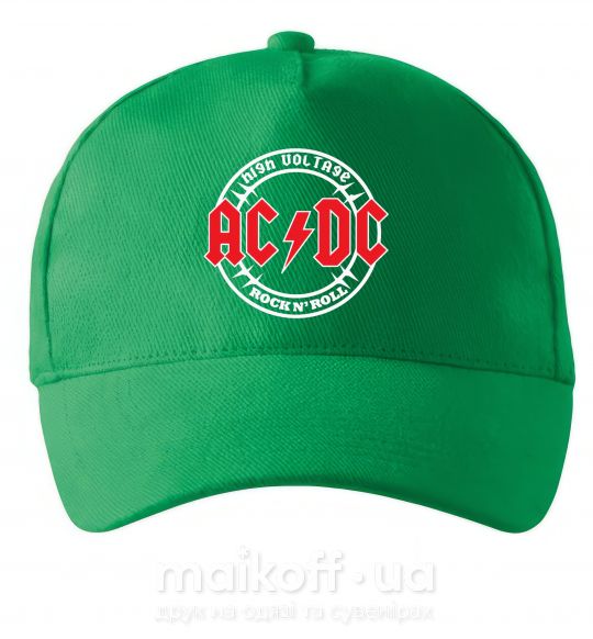 Кепка AC_DC high voltage Зелений фото