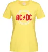 Женская футболка AC_DC high voltage Лимонный фото