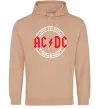 Чоловіча толстовка (худі) AC_DC high voltage Пісочний фото