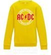 Дитячий світшот AC_DC high voltage Сонячно жовтий фото