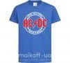 Детская футболка AC_DC high voltage Ярко-синий фото