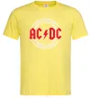 Мужская футболка AC_DC high voltage Лимонный фото