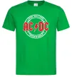 Мужская футболка AC_DC high voltage Зеленый фото