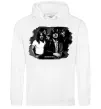 Мужская толстовка (худи) AC DC Band Белый фото