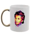 Чашка с цветной ручкой Jon Bon Jovi Золото Чашка с цветной ручкой Jon Bon Jovi Золото фото