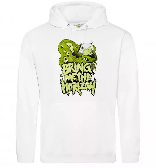 Мужская толстовка (худи) BMTH Белый фото