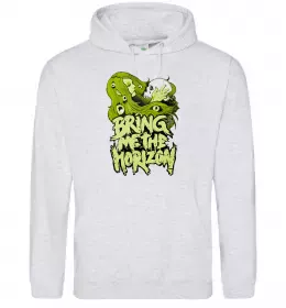 Чоловіча толстовка (худі) BMTH Сірий меланж фото