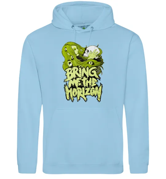 Чоловіча толстовка (худі) BMTH Блакитний фото