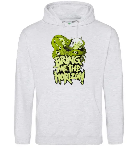 Жіноча толстовка (худі) BMTH Сірий меланж фото