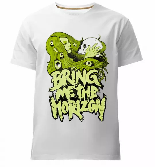 Чоловіча преміум футболка BMTH Білий фото