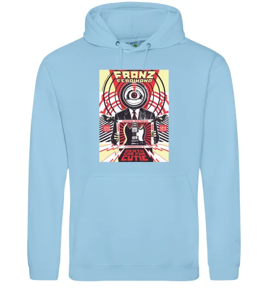 Чоловіча толстовка (худі) Franz Ferdinand poster Блакитний фото